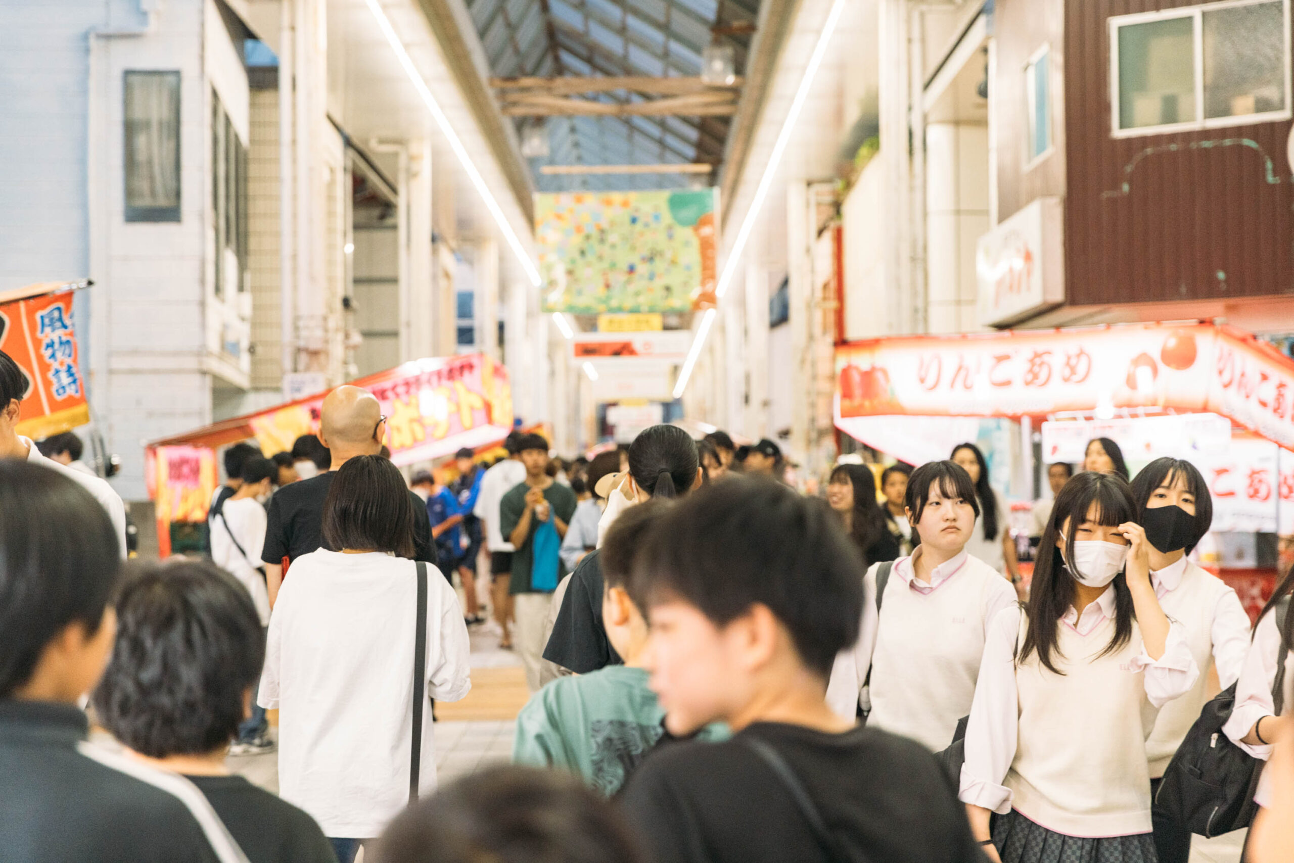 高柳商店街で行われる「高柳の夜店」