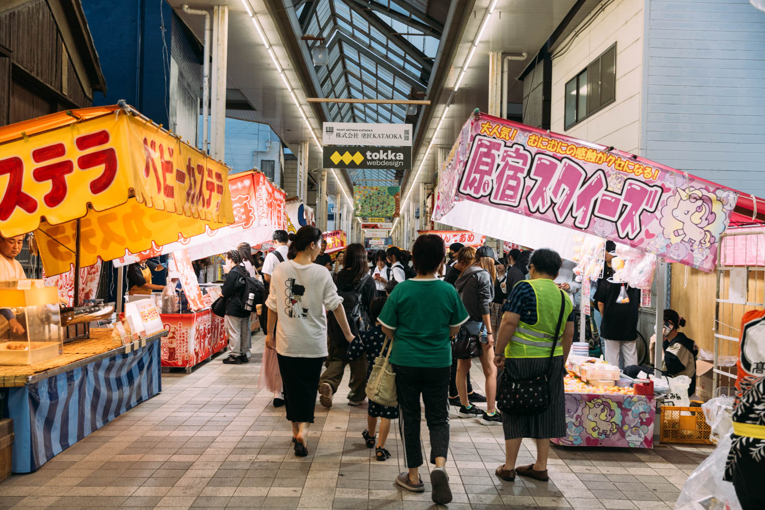 高柳商店街の夜店は、まるで祭りだった